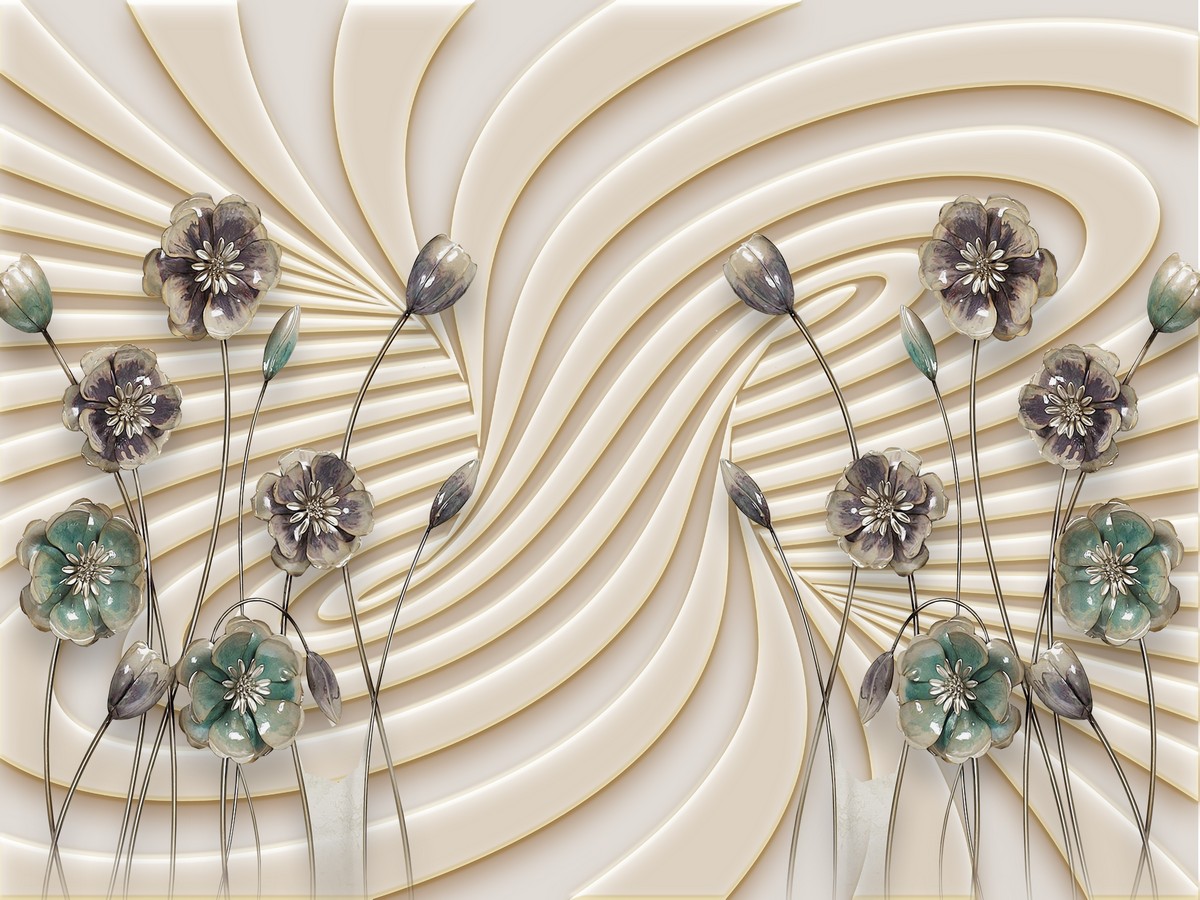 Фреска Круговорот цветов